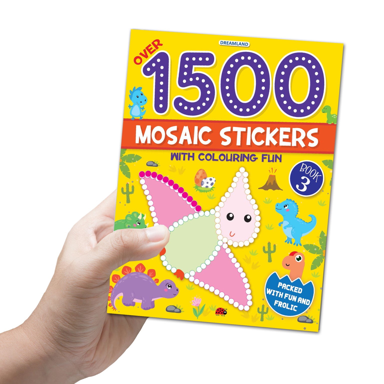 Buy Dreamland Publications 1500 Mosaic Stickers Book 2 with Colouring Fun - Sticker  Book for Kids Age 4 - 8 years Online at Best Price