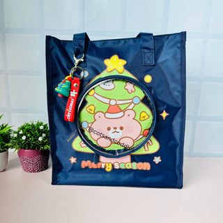 christmas tote bag