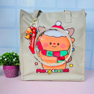 christmas tote bag