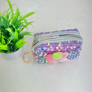 Sequin Coin Pouch