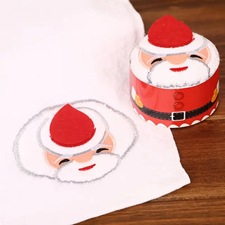 Cupcake Style Christmas Napkins 1pc (Random Design)