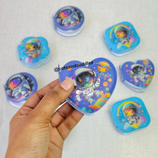 Mini Squishy Sticky Notes with Cute Girl/Space Design For Kids