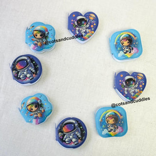Mini Squishy Sticky Notes with Cute Girl/Space Design For Kids