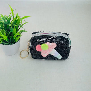 Sequin Coin Pouch