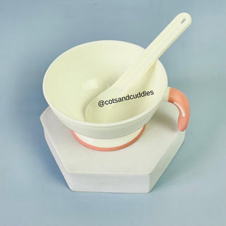 Baby Feeding Bowl with Spoon (Random Color)