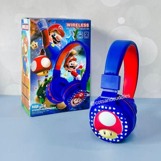 Mario Design Wireless Headphones for Kids (Random)