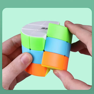 (3x3x3) Round Speed Cube Puzzle Toy for Kids