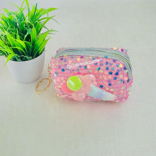 Sequin Coin Pouch