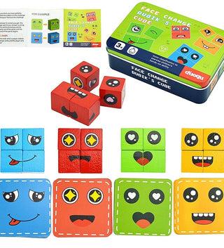 Emoji Expressions Face Changing Cube For Kids