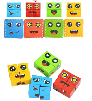 Emoji Expressions Face Changing Cube For Kids