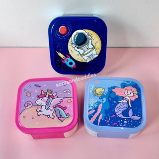 Cute Design Square 2 Compartment Lunch Box for Kids