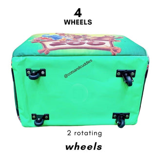 Wheeled Wonderland: Multipurpose Toy Storage Bag (Dino)