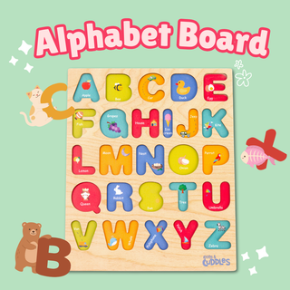 Wooden Alphabet Board for Kids