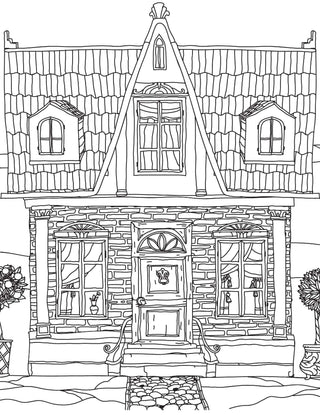 Countryside- Colouring Book for Adults