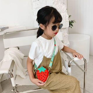 Fruit Design Silicone Sling Bag for Kids