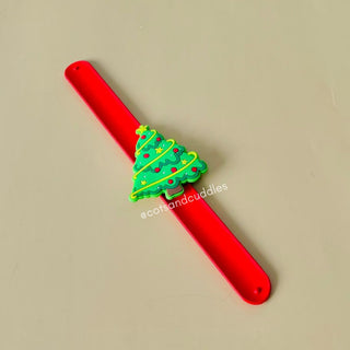 Christmas Themed Slap Band for Kids (Random Design) (1pc)