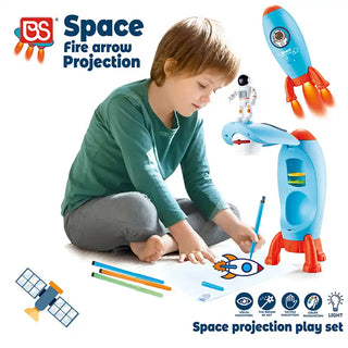 Space Rocket Shape Projection 