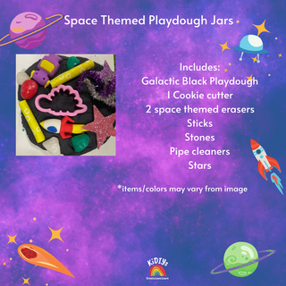 Space Playdough Curiosity Jar