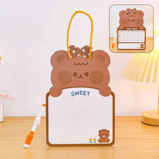 Animal Design Write and Wipe Board for Kids (1pc)