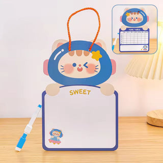 Animal Design Write and Wipe Board for Kids (1pc)