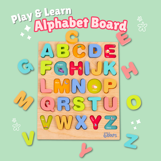 Wooden Alphabet Board for Kids