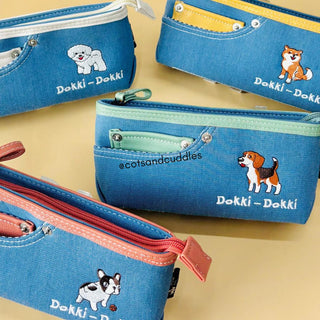 Jeans Design Pencil Pouch for Kids