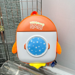 3D Rocket Design Hardshell Backpack for Toddlers