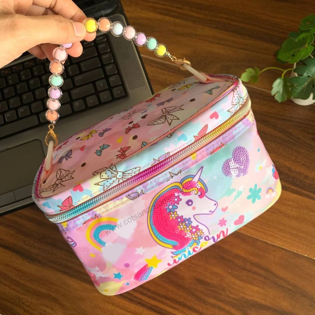 Enchanting Unicorn Holographic Multipurpose Bag with Adjustable Strap