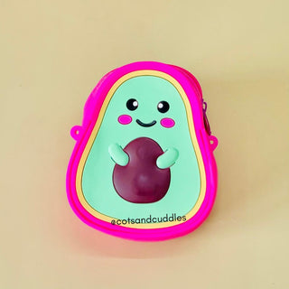 Avocado Design Silicone Sling Bag for Kids