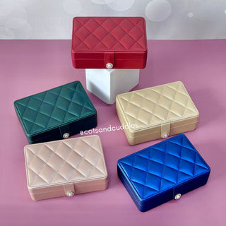 Cute Rectangle Jewellery Box (Random Colour)