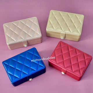 Cute Rectangle Jewellery Box (Random Colour)