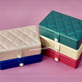 Cute Rectangle Jewellery Box (Random Colour)