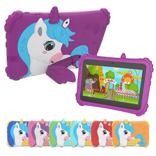 Kids Educational Learning 7" Inch Tablet (Unicorn) (Random Color)