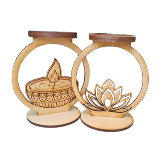 Festive Glow DIY diya stand painting kit- Craft Your Own Festival Magic!