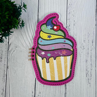 Cute Cupcake Theme Mini Spiral Notebook Diary For Kids