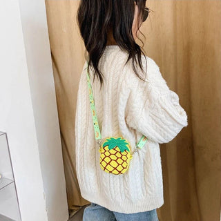 Fruit Design Silicone Sling Bag for Kids