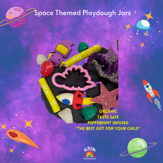 Space Playdough Curiosity Jar