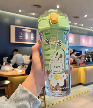 520ml Cute Cartoon Design Water Bottle for Kids