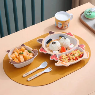 baby dino feeding set