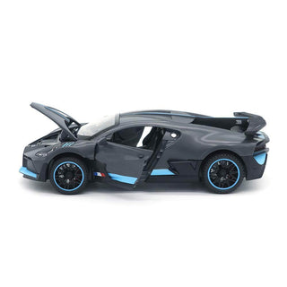 Premium Quality Die Cast Bugatti Simulation Pull Back Sports Toy Car (Black)