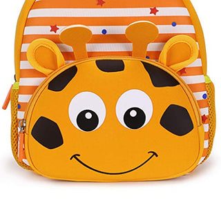 Cute Baby Giraffe Soft Plush Backpack  with Front Pocket for Kids