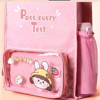 Cute Hand Carry Children's Tutorial Bag Super Large Capacity (Square Zip)