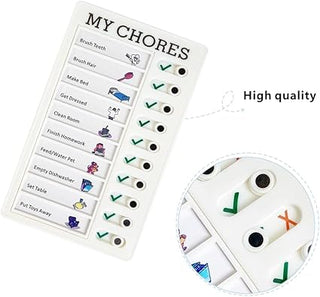 Kids Chore Chart: Daily Task Planner & Creative Checklist Board for Home and Travel Reminders