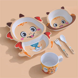 baby dino feeding set