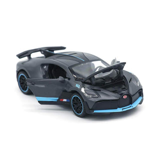 Premium Quality Die Cast Bugatti Simulation Pull Back Sports Toy Car (Black)