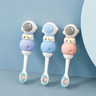 Cute 3D Space Design Microfiber Soft Bristles Toothbrush for Kids Age 2+ (Pack of 1)