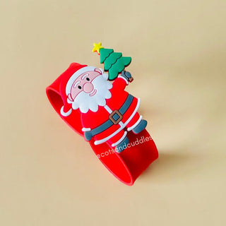 Christmas Themed Slap Band for Kids (Random Design) (1pc)