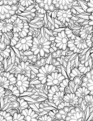 Flowers – Colouring Book for Adults