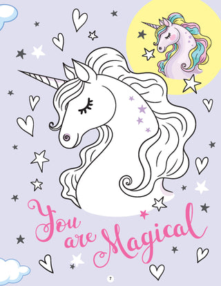 My Magical Unicorn Copy Colour Book for Children Age 2 -7 Years - Make Your Own Magic Colouring Book