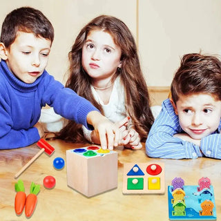 5 in 1 Wooden Montessori Toys